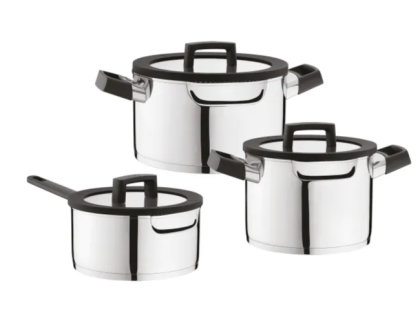 Комплект тенджери 6ца Uqonic Downdraft