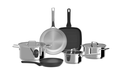 Комплект тенджери 9ч Helix