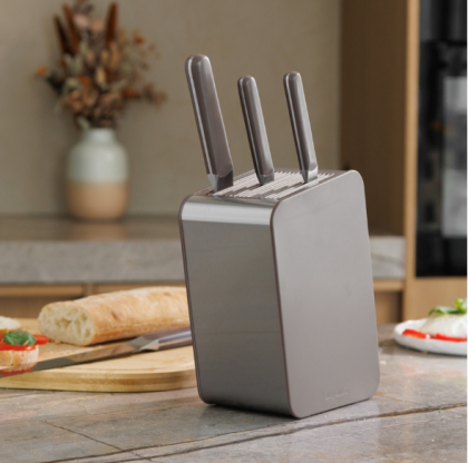 HOME Elements поставка за ножове Aubergine