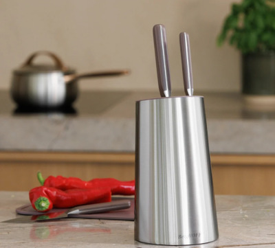 HOME Elements поставка за ножове Aubergine кръг
