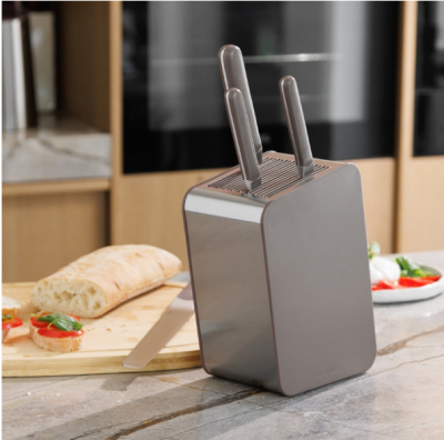 HOME Elements поставка за ножове Aubergine