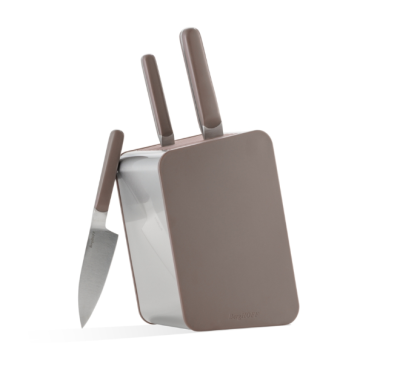 HOME Elements поставка за ножове Aubergine